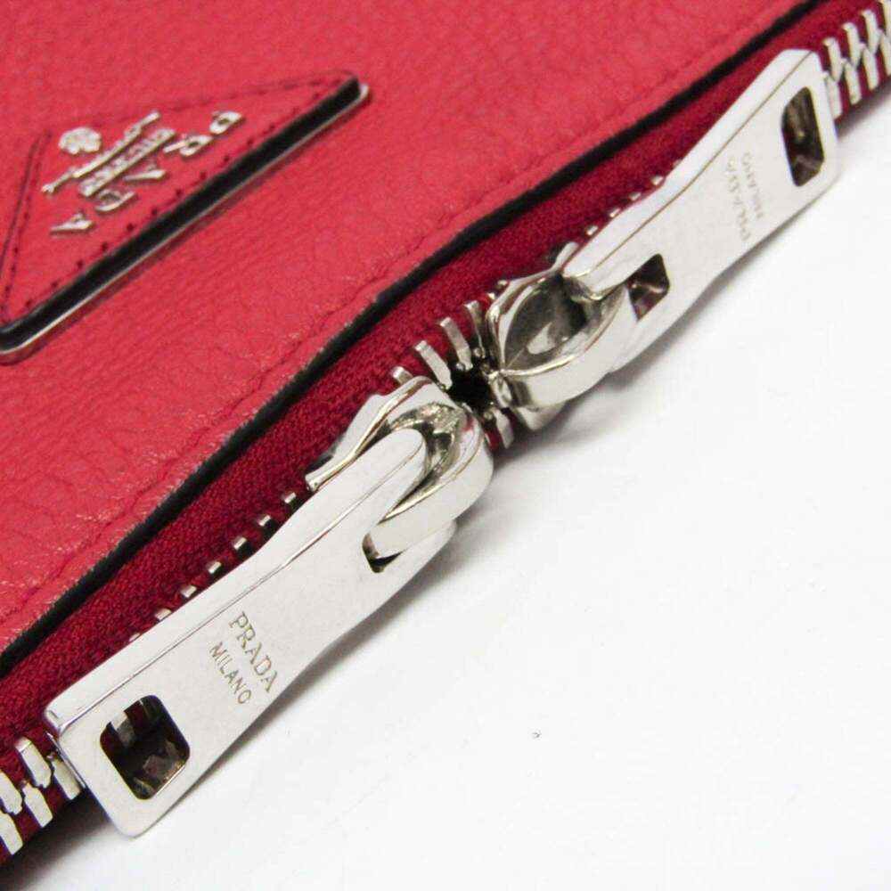 PRADA Red Leather Shoulder Bag - Picture 13 of 16